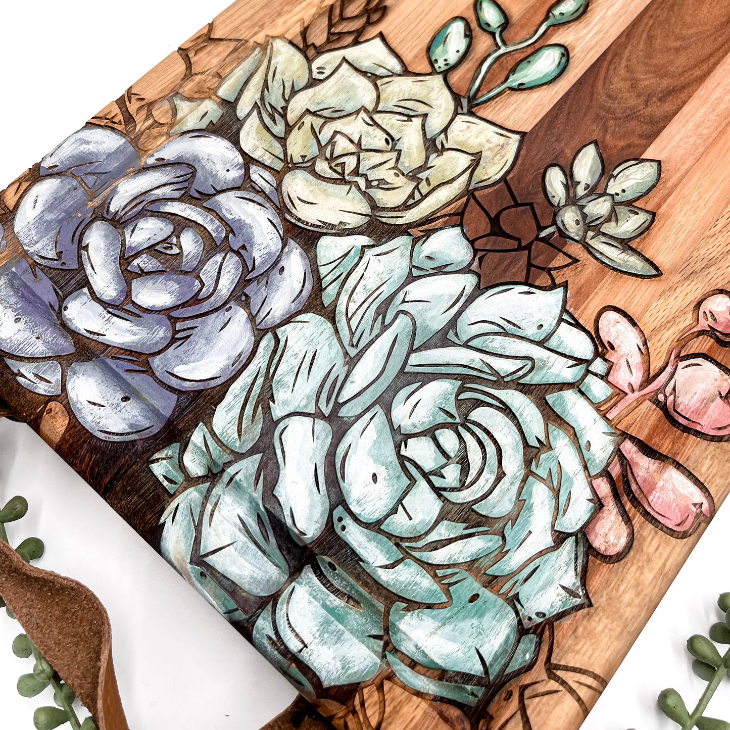 Houtbord | Vetplant