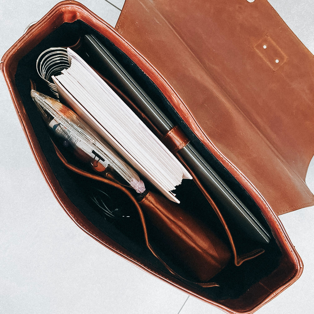 Foster Leather Laptop Bag