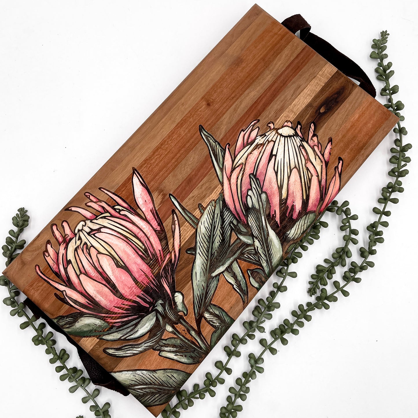 Houtbord | Protea