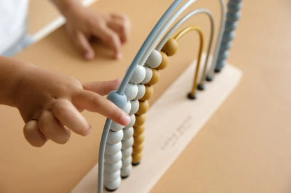 Wooden Rainbow Abacus | Blue