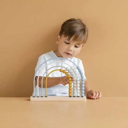 Wooden Rainbow Abacus | Blue