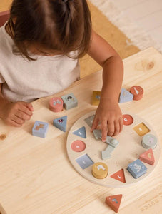 Puzzle Clock | Multi Colour