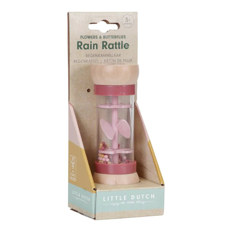 Rain Rattle | Flowers & Butterflies