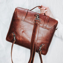 Load image into Gallery viewer, Foster Leather Laptop Bag
