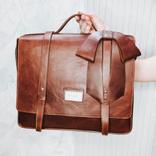 Load image into Gallery viewer, Foster Leather Laptop Bag
