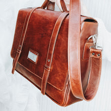 Load image into Gallery viewer, Foster Leather Laptop Bag
