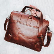 Load image into Gallery viewer, Foster Leather Laptop Bag
