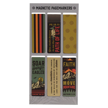 Magnetiese Boekmerkies | Faith moves mountains