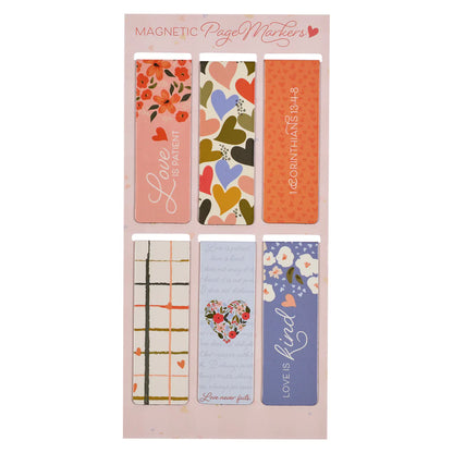 Magnetiese Boekmerkies | Love is patient, Love is kind