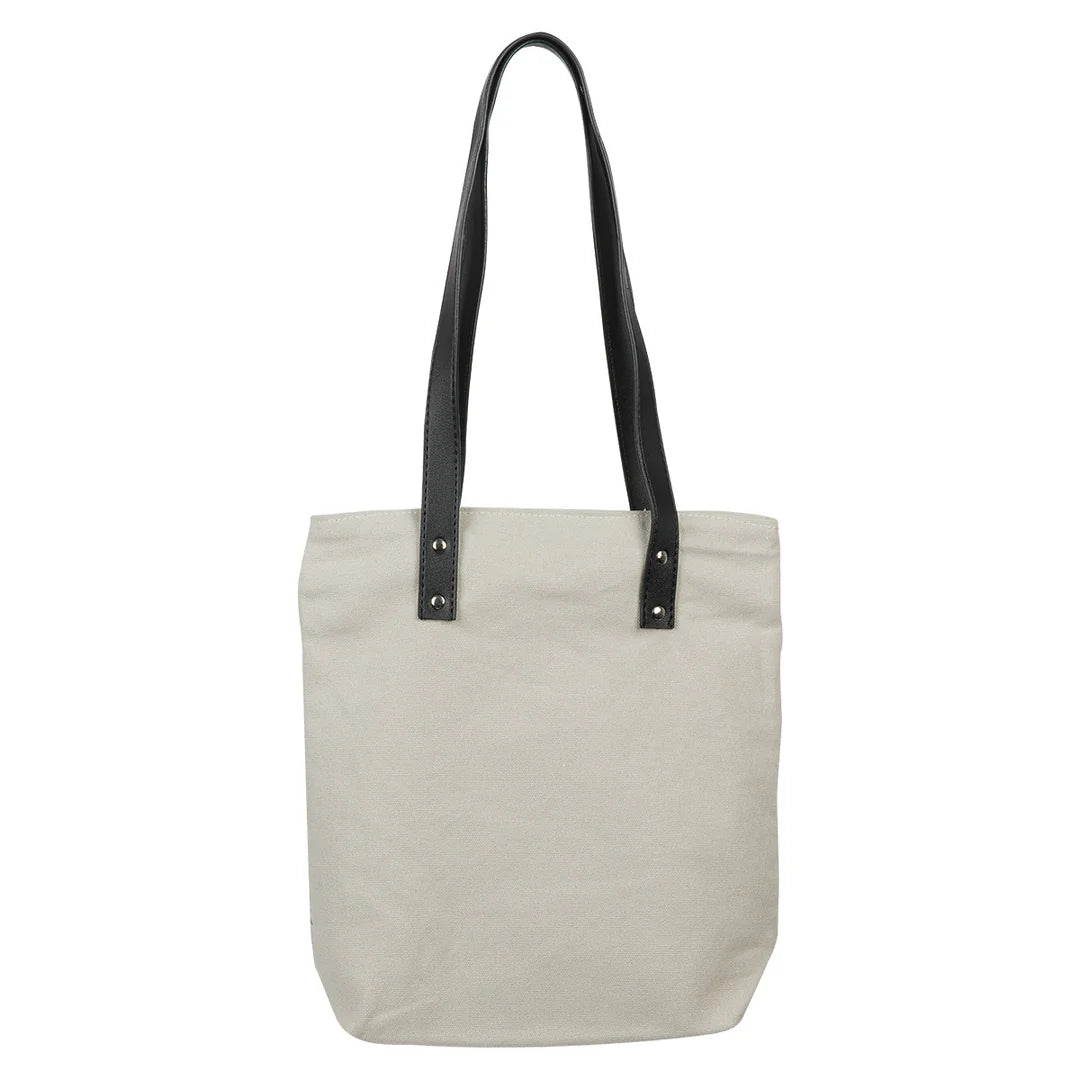 Thankful Grateful Blessed Cotton Canvas Tote Bag
