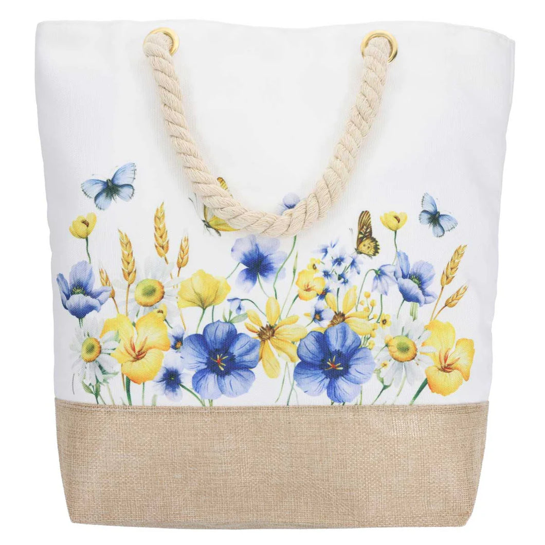 Wees stil en weet Canvas tote bag