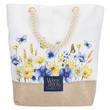 Load image into Gallery viewer, Wees stil en weet Canvas tote bag
