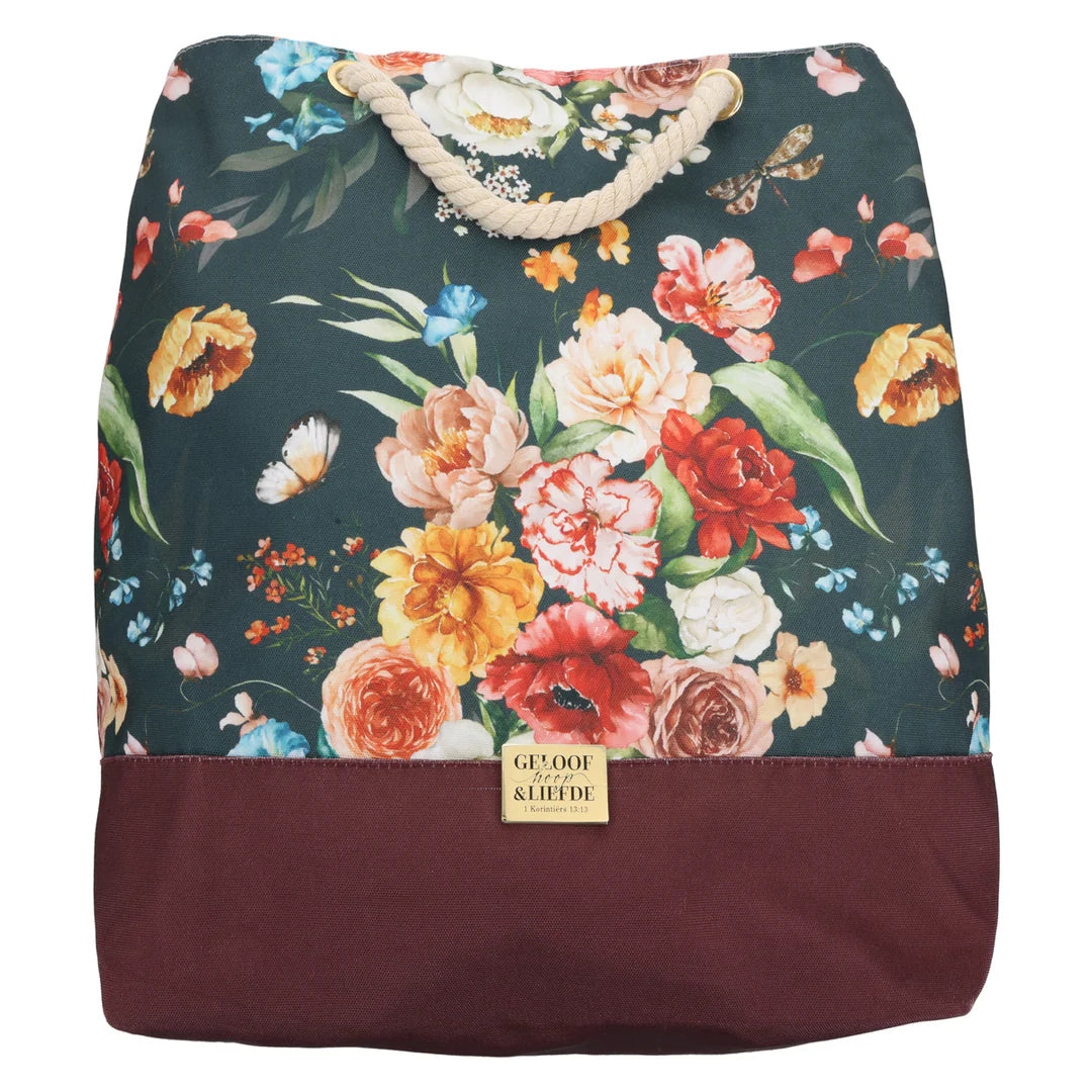 Geloof, hoop en liefde Canvas tote bag