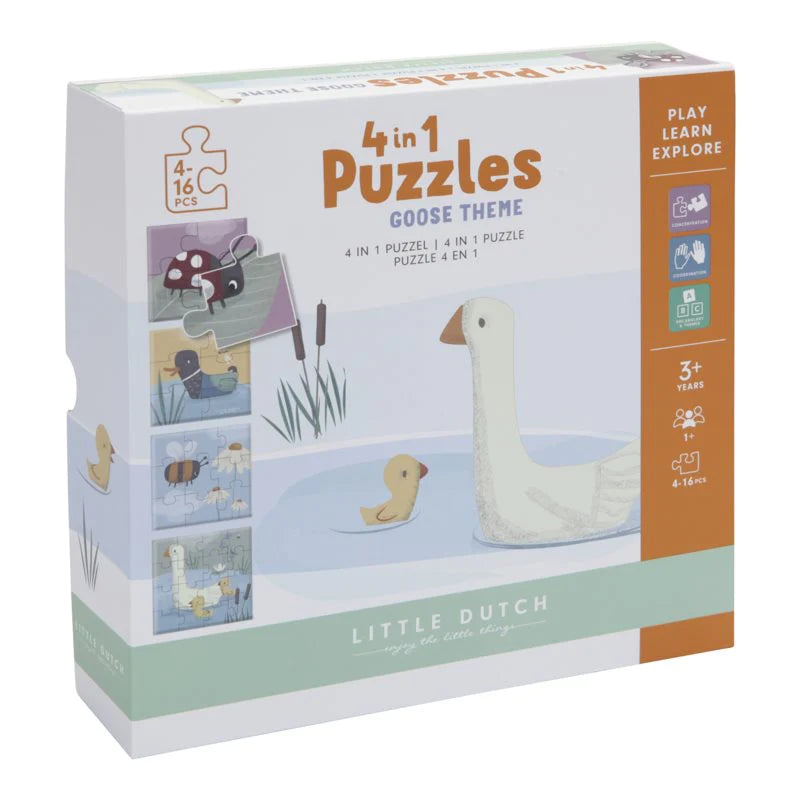 4 in a box Puzzle | Little Goose