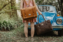 Load image into Gallery viewer, Foster Leather Laptop Bag
