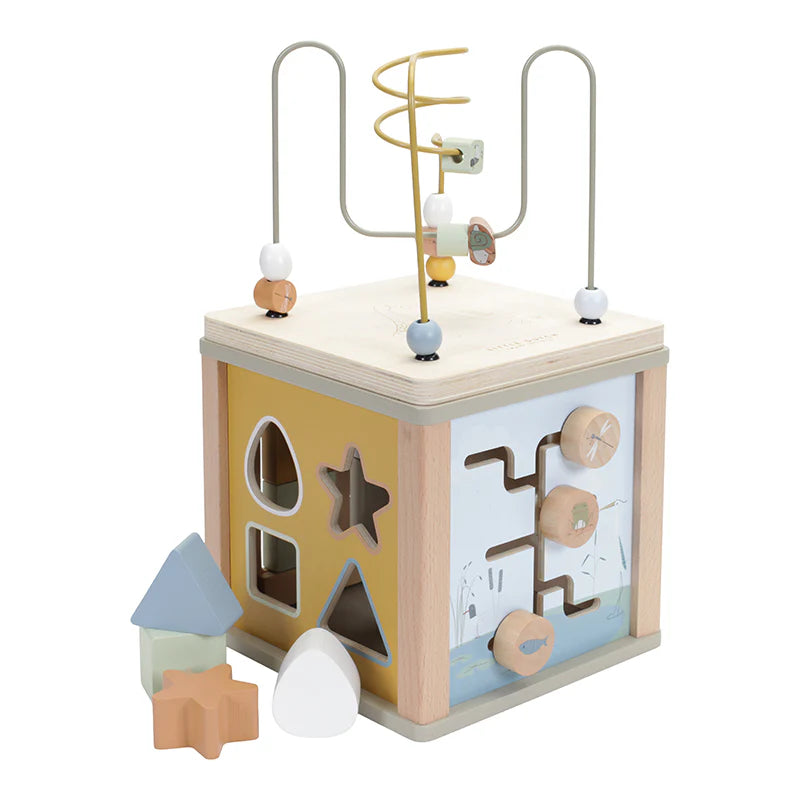 Wooden Activity Cube | Little Goose