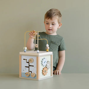 Wooden Activity Cube | Little Goose