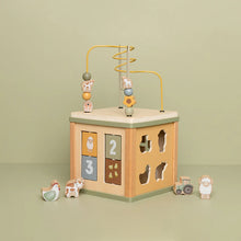 Load image into Gallery viewer, Wooden Activity Cube | Little Fram
