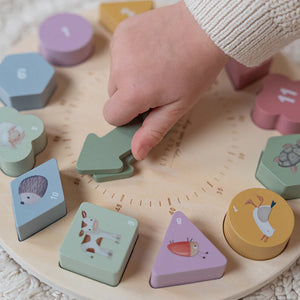 Puzzle Clock | Pink