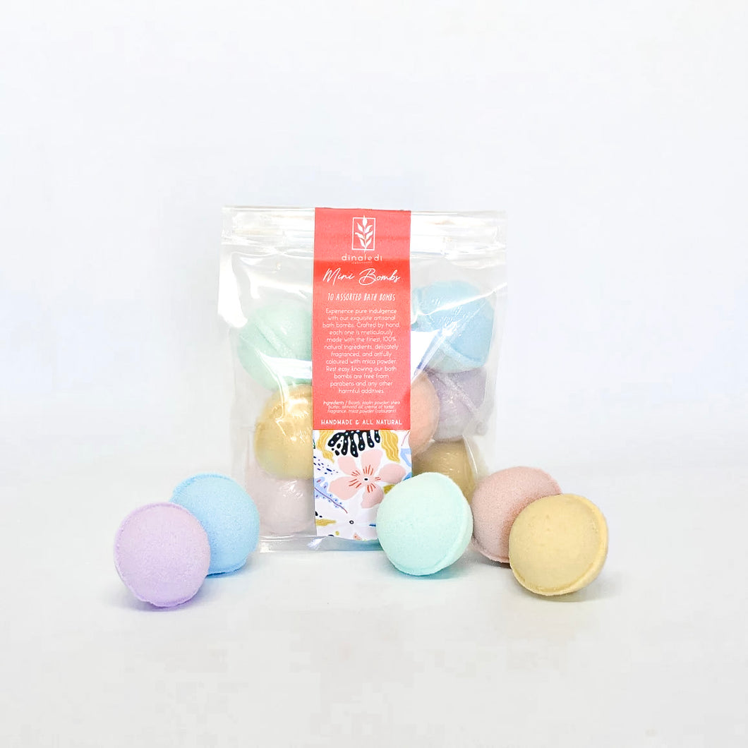 Mini Surprise Bath Bombs | Set of 10