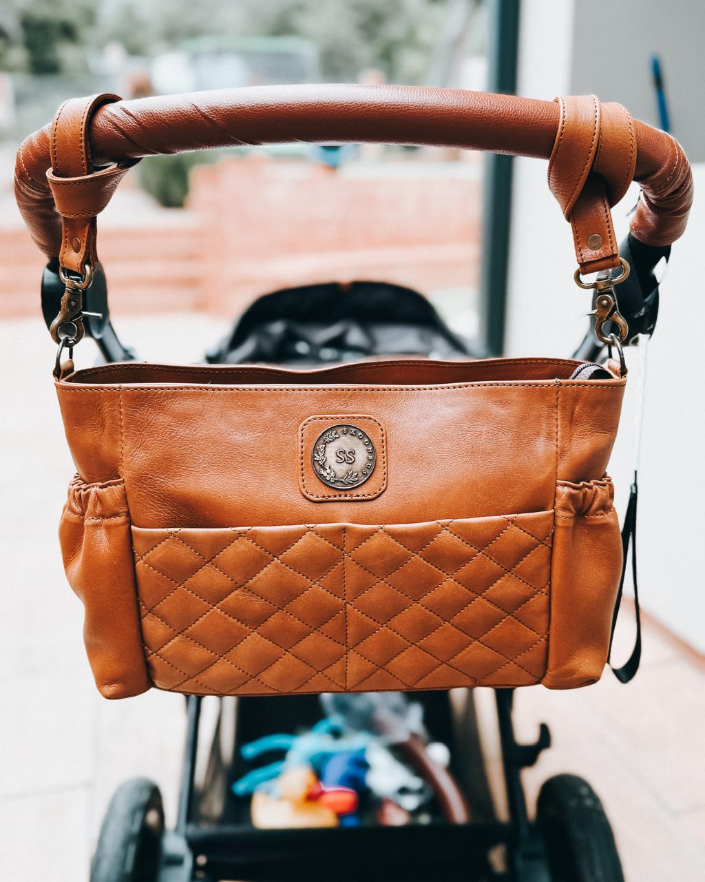 Karoo Leather Stroller Bag