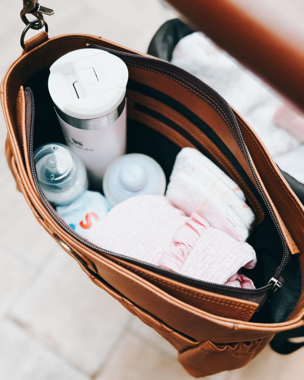 Karoo Leather Stroller Bag