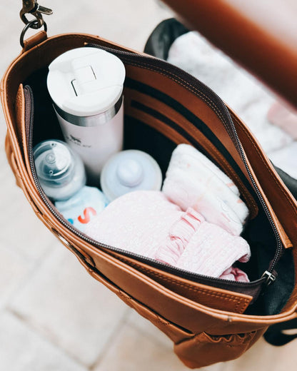 Karoo Leather Stroller Bag