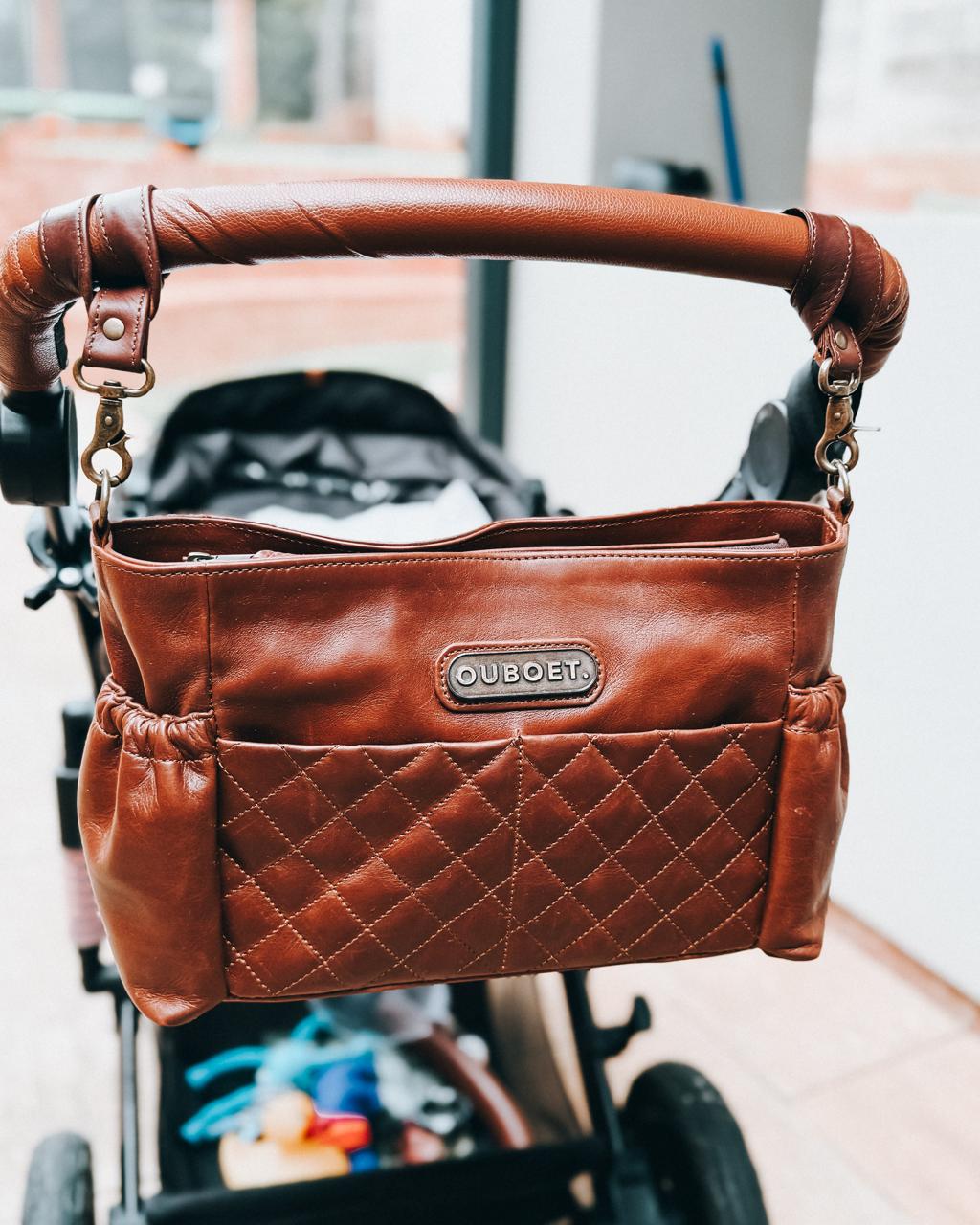 Karoo Leather Stroller Bag