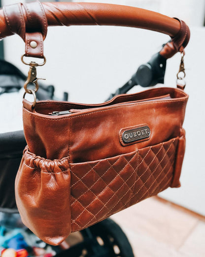Karoo Leather Stroller Bag
