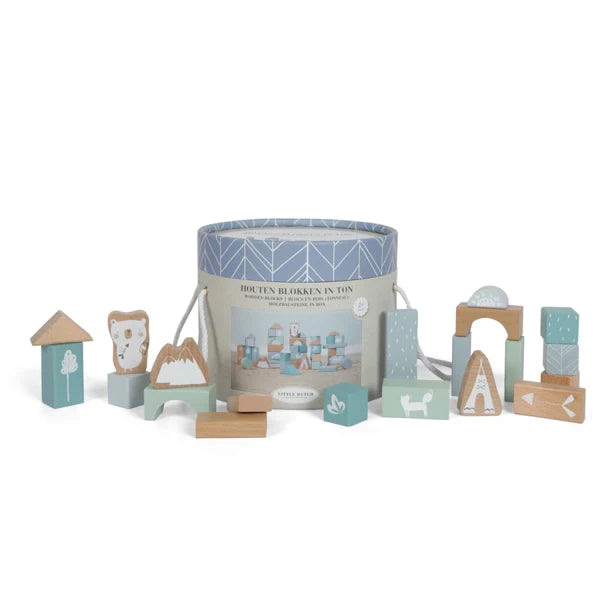 Wooden Blocks Adventure | Blue